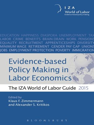 cover image of Evidence-based Policy Making in Labor Economics
